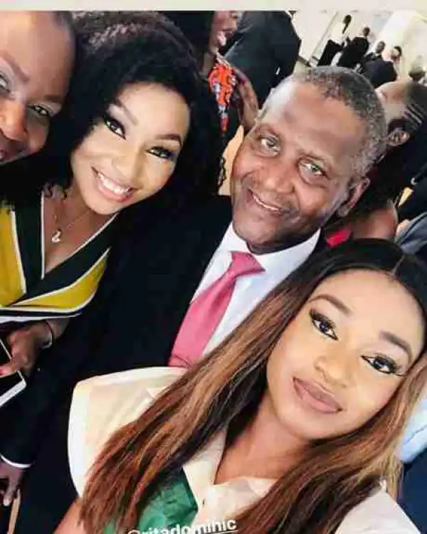 Rita Dominic And Friends Take A Selfie With Dangote